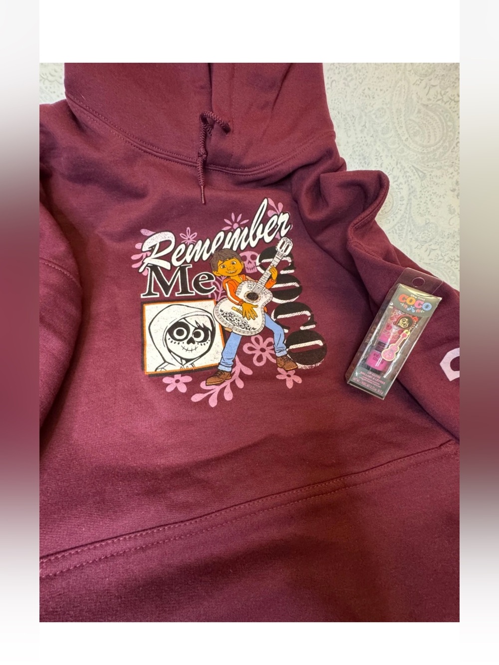 Disney Pixar Coco Sweatshirt and Lip Gloss featuring Miguel